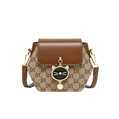 Hexagon Monogram KittyCat Shoulder Bag