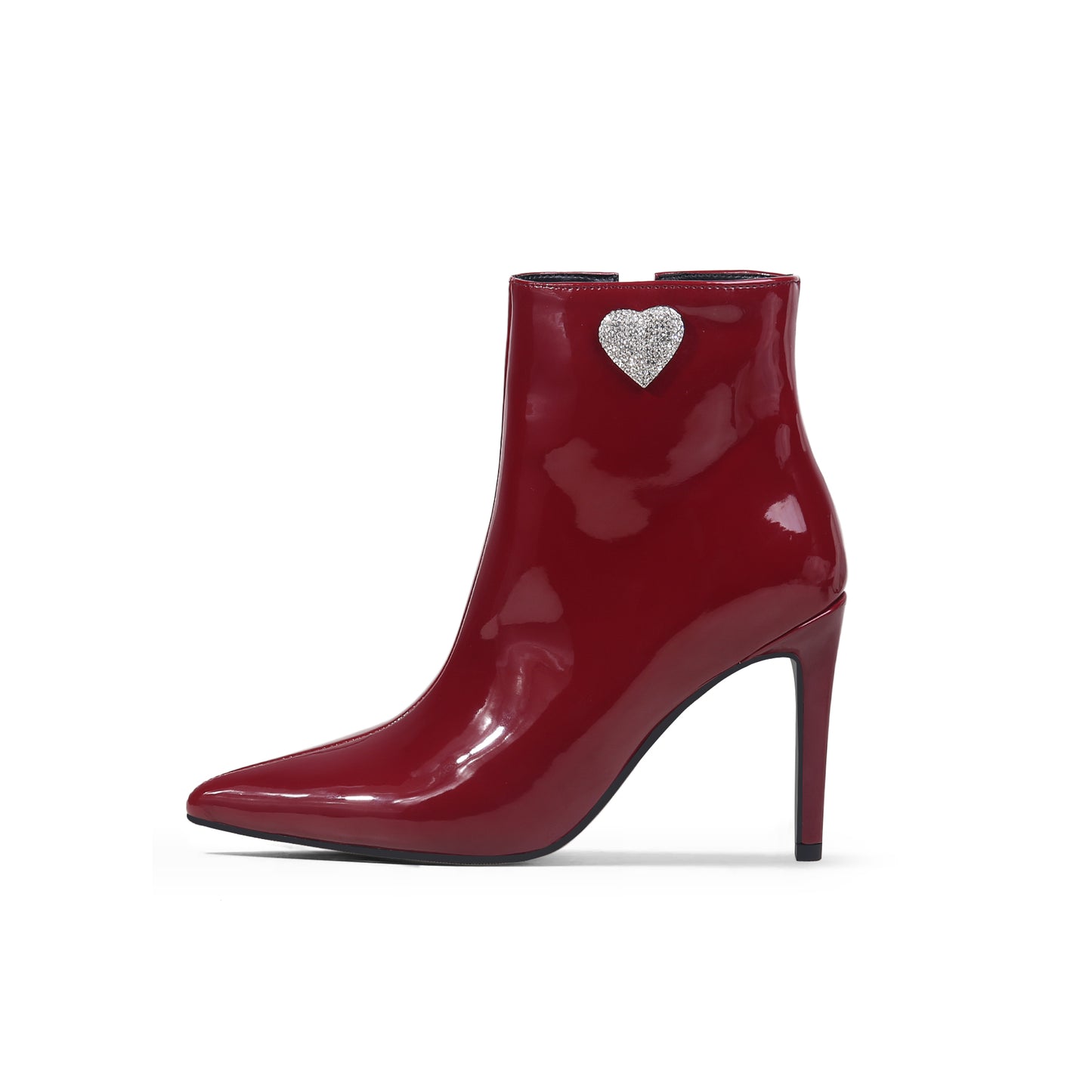 high ankle stiletto boots all wine 1