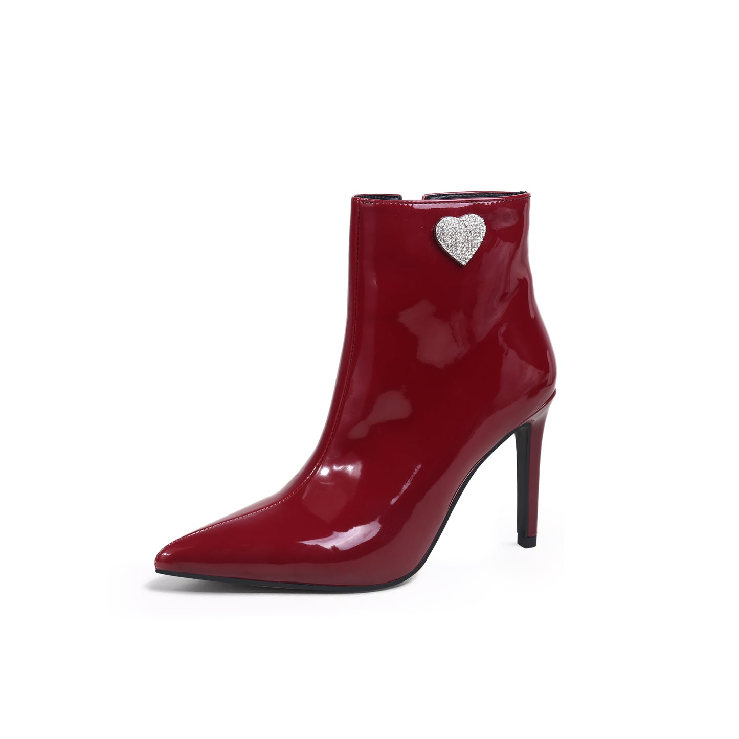high ankle stiletto boots all wine 2