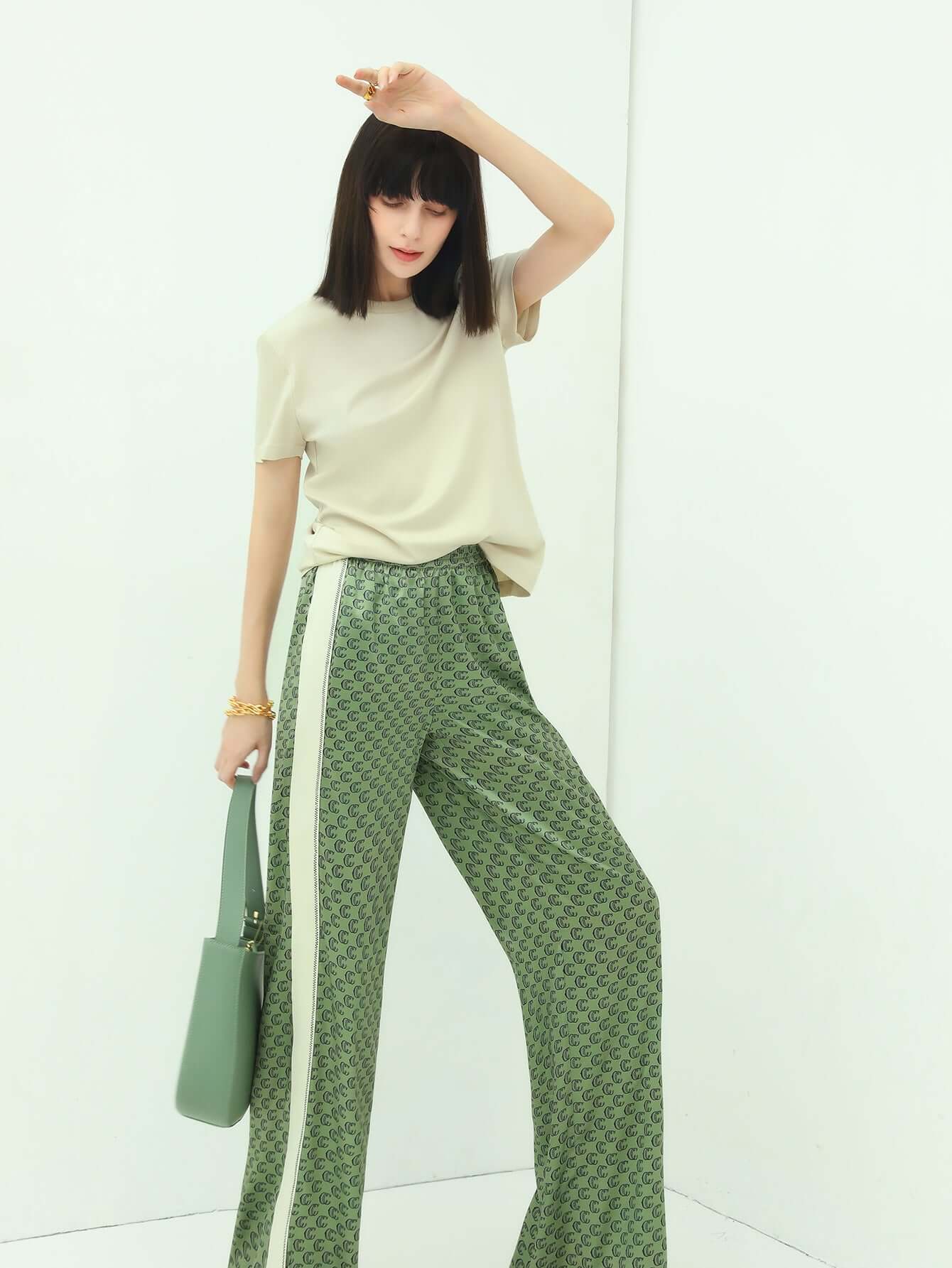 high end beige tee all beige 3