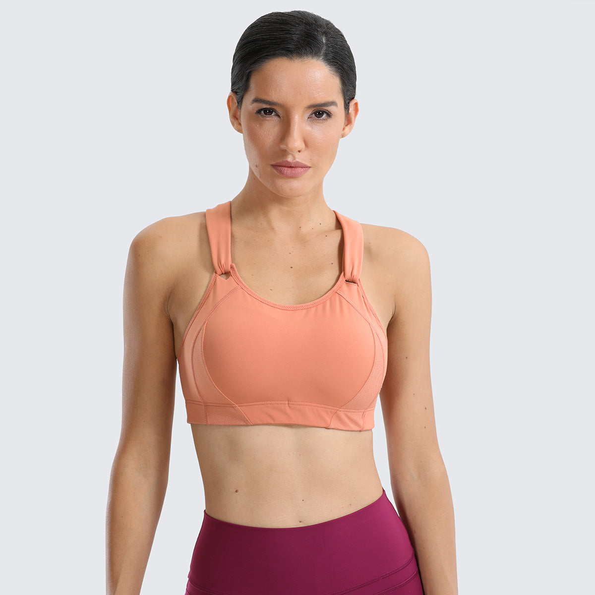 High Impact Lightly Padded Wireless Active Bra