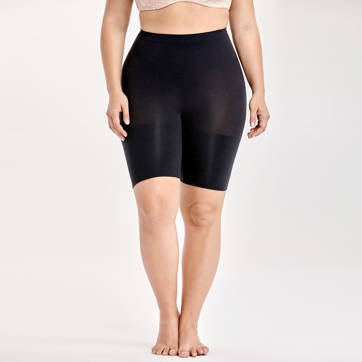 High - Waist Lightweight Tummy Control Thigh Slimmer Shapewear Shorts