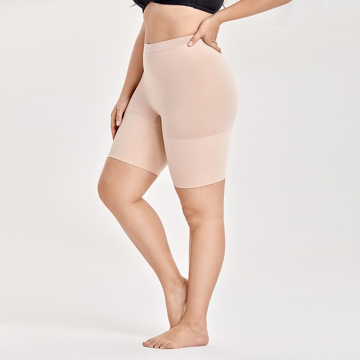 High - Waist Lightweight Tummy Control Thigh Slimmer Shapewear Shorts
