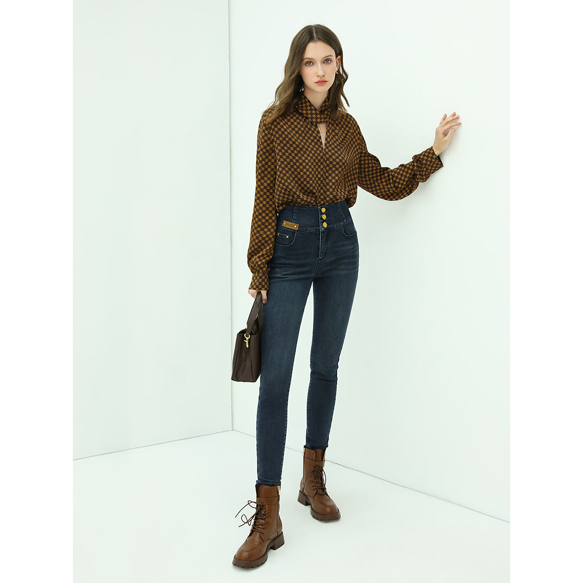 high waist skinny jeans navy all navy 2