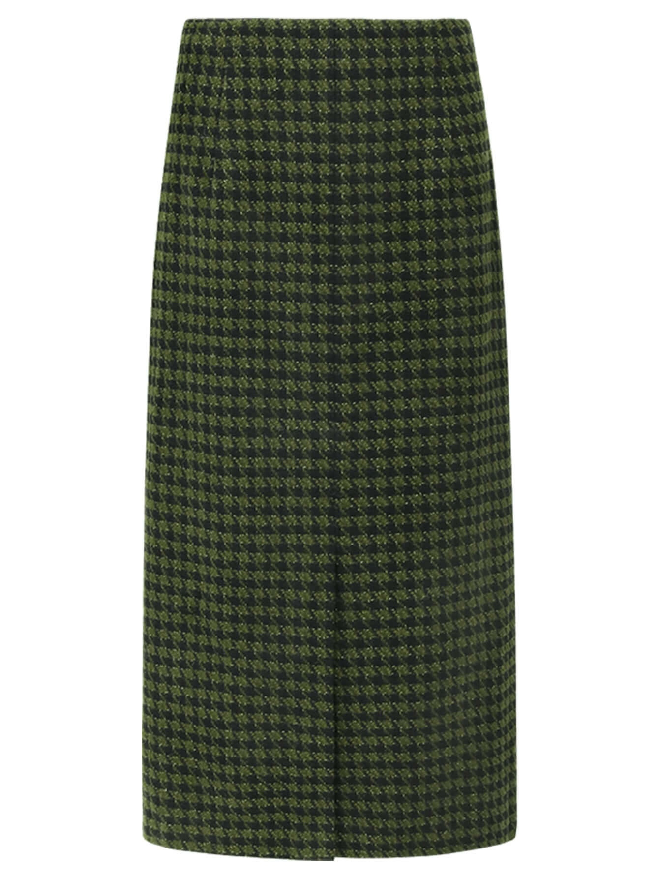 holiday checked green midi skirt all green 4