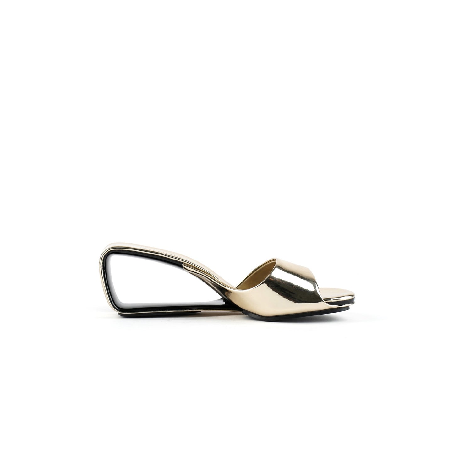 hollow wedge sandals all gold 3