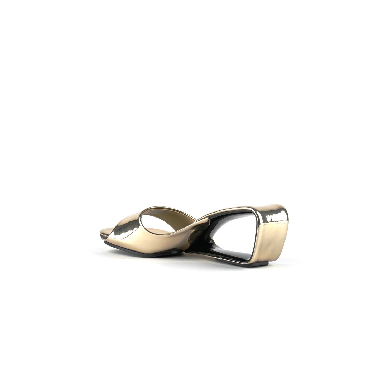 hollow wedge sandals all gold 4