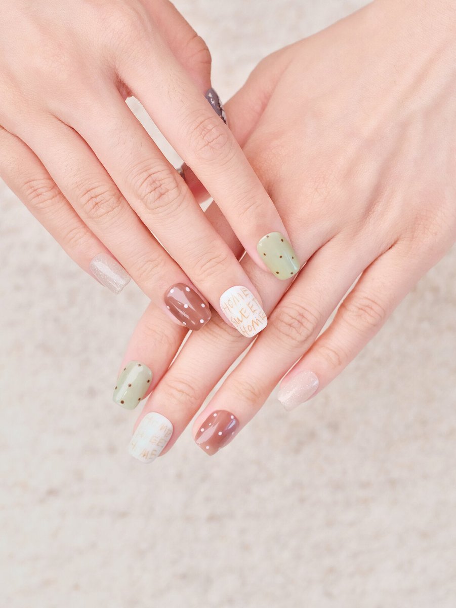 Home Sweet Home Cat Press-On Nails