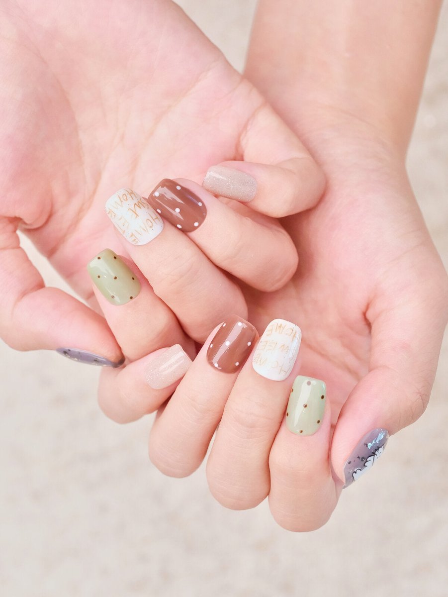 Home Sweet Home Cat Press-On Nails