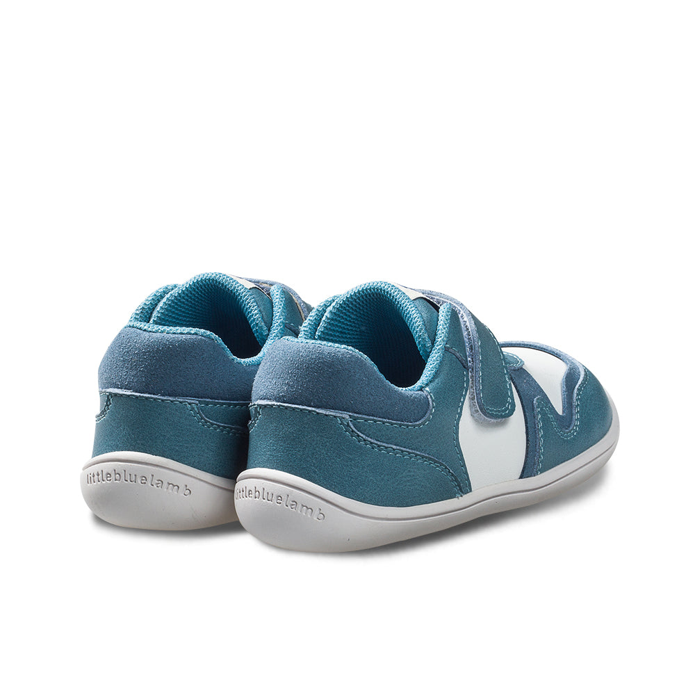 hophop soft sole non slip pre walker baby sneakers all blue 4
