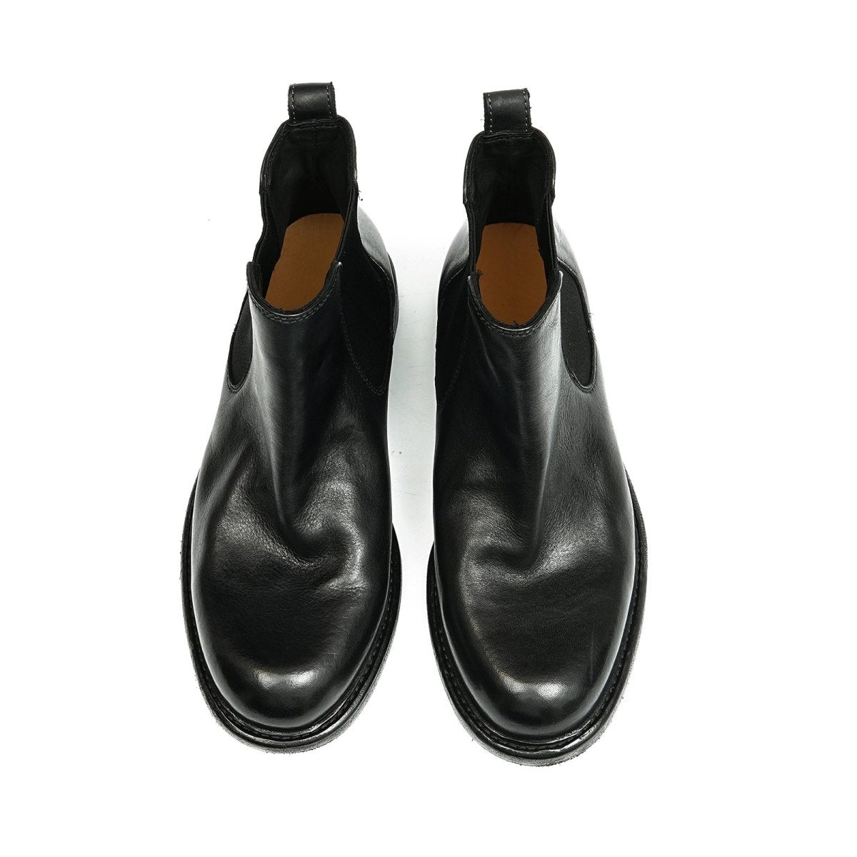 Horsehide Chelsea Boots Classic Ankle Boots for Men - 0cm