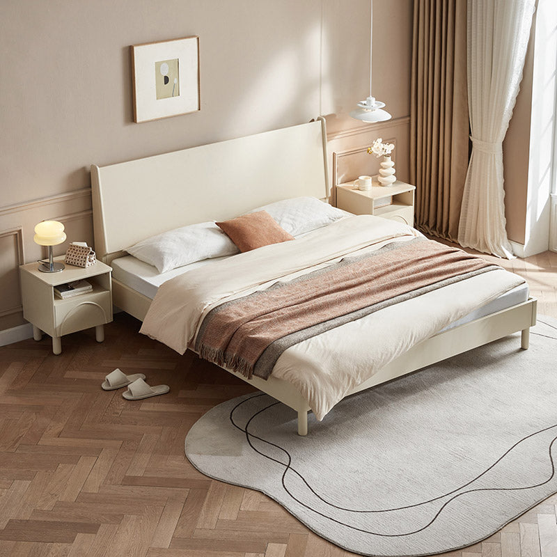 hotel bed with mattress set all white 3