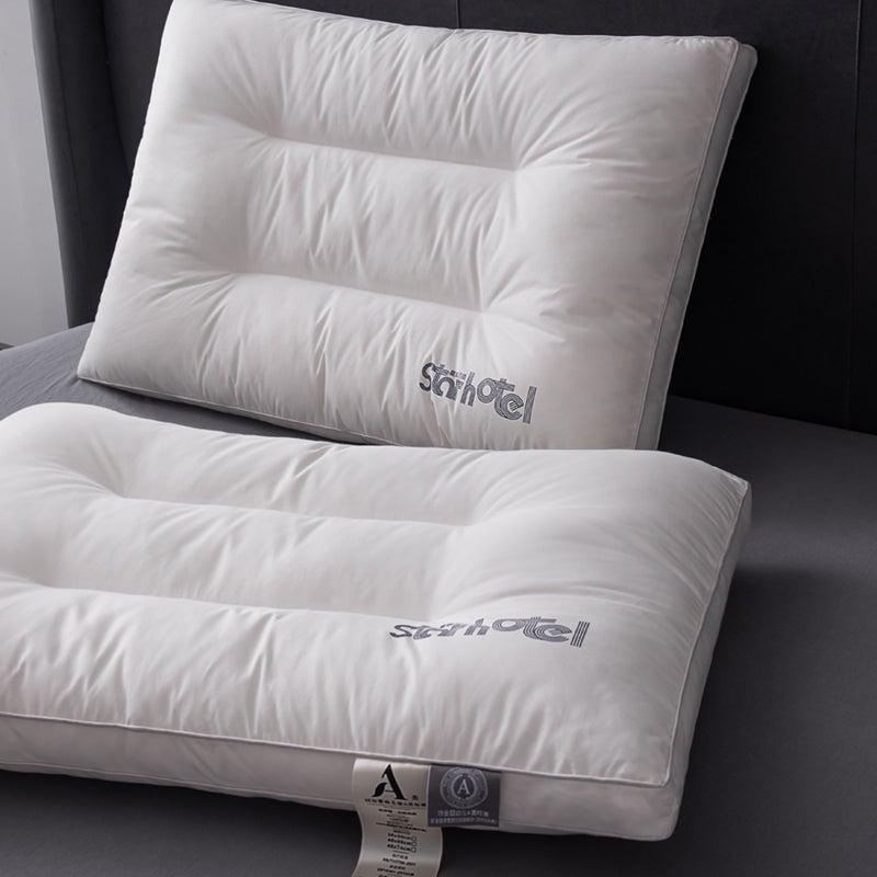 100% Cotton Hotel Grade Neck Support Pillow 2 Pack Set