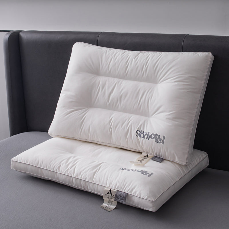 100% Cotton Hotel Grade Neck Support Pillow 2 Pack Set