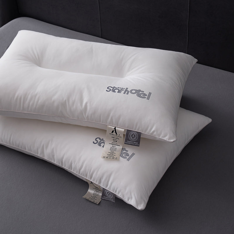 100% Cotton Hotel Grade Neck Support Pillow 2 Pack Set