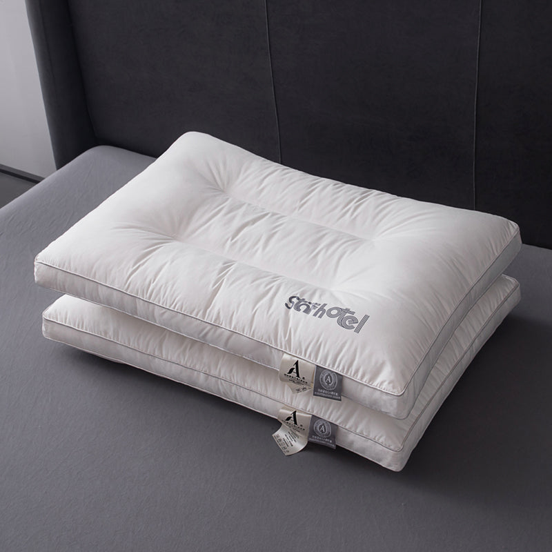 100% Cotton Hotel Grade Neck Support Pillow 2 Pack Set