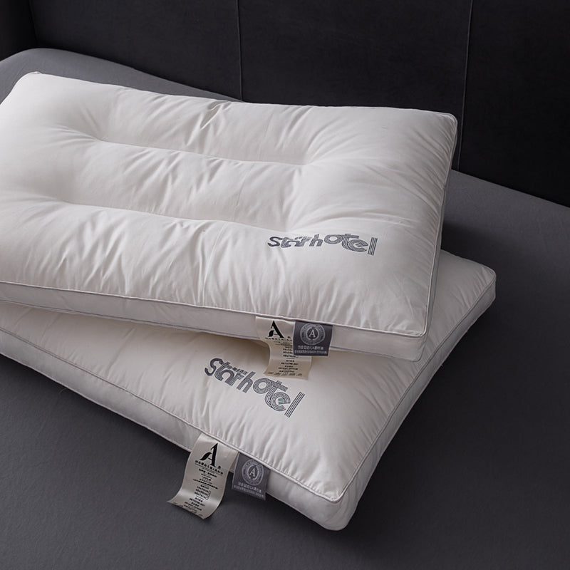 100% Cotton Hotel Grade Neck Support Pillow 2 Pack Set