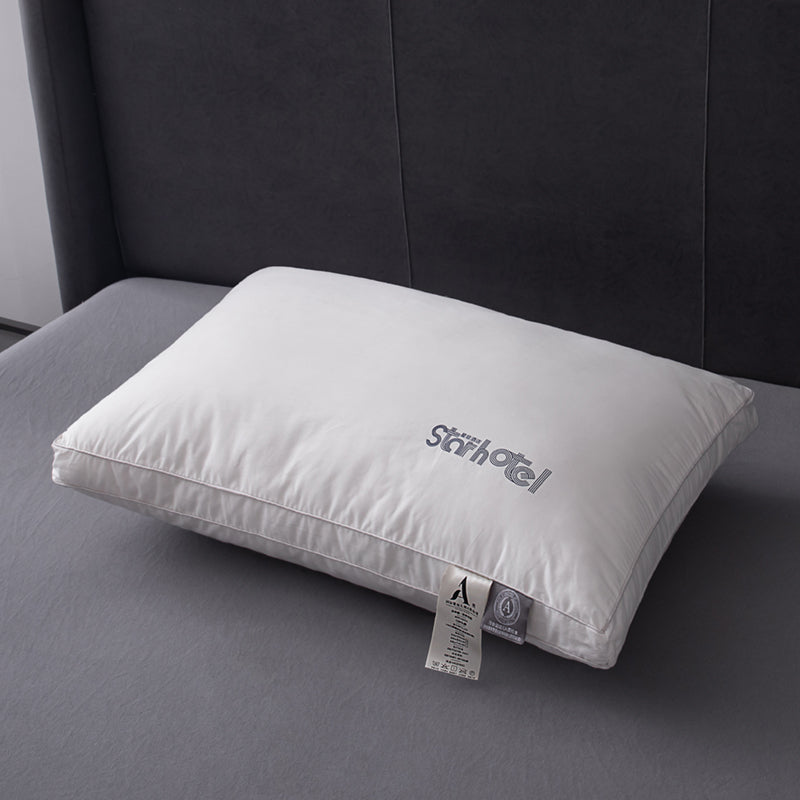 100% Cotton Hotel Grade Neck Support Pillow 2 Pack Set