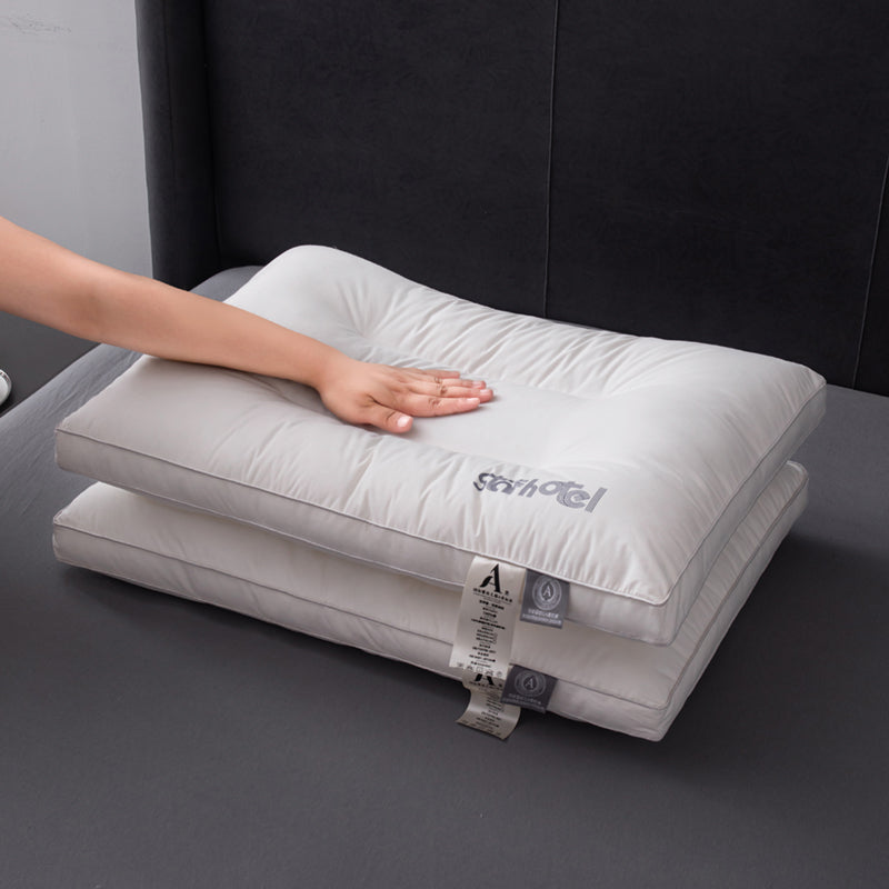 100% Cotton Hotel Grade Neck Support Pillow 2 Pack Set