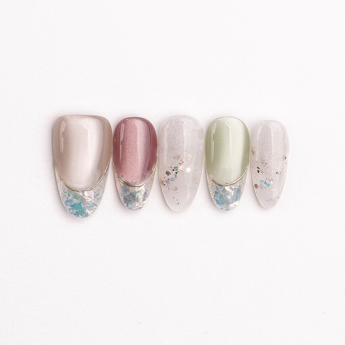 Ice Cream Scoop Press-On Nails