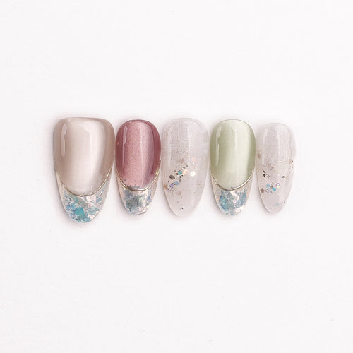 Ice Cream Scoop Press-On Nails