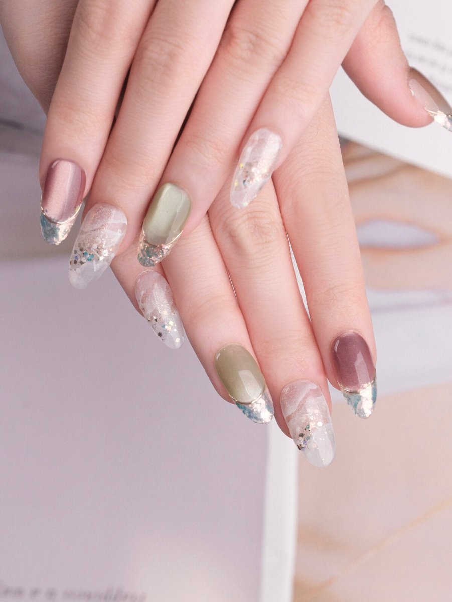 Ice Cream Scoop Press-On Nails