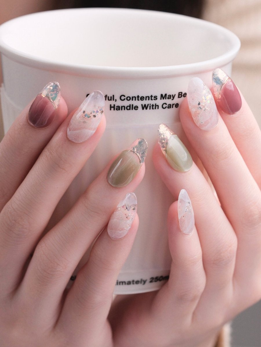 Ice Cream Scoop Press-On Nails