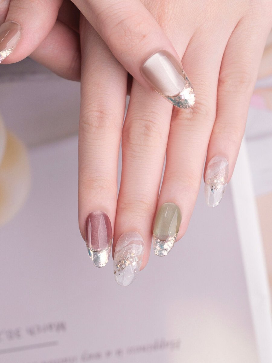 Ice Cream Scoop Press-On Nails
