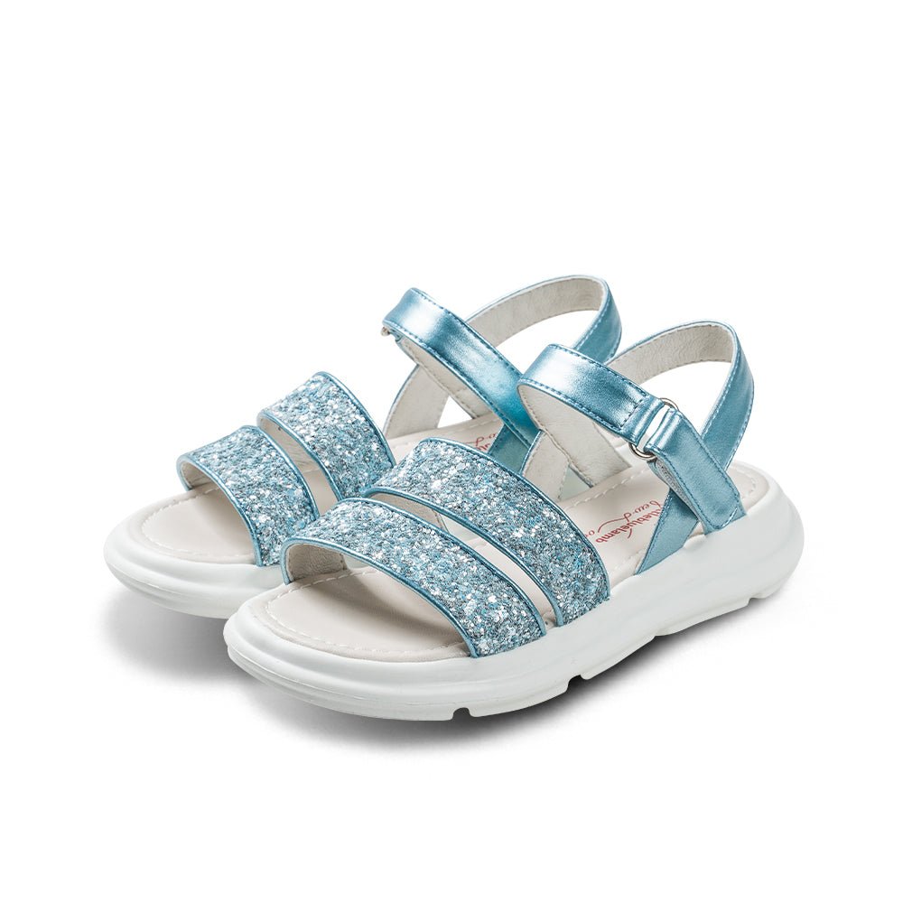 Ice Princess Metallic Blue Sandals - 0cm
