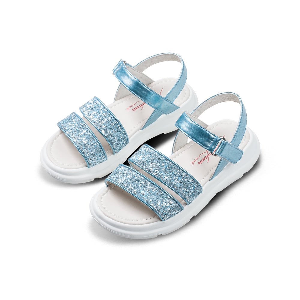 Ice Princess Metallic Blue Sandals - 0cm