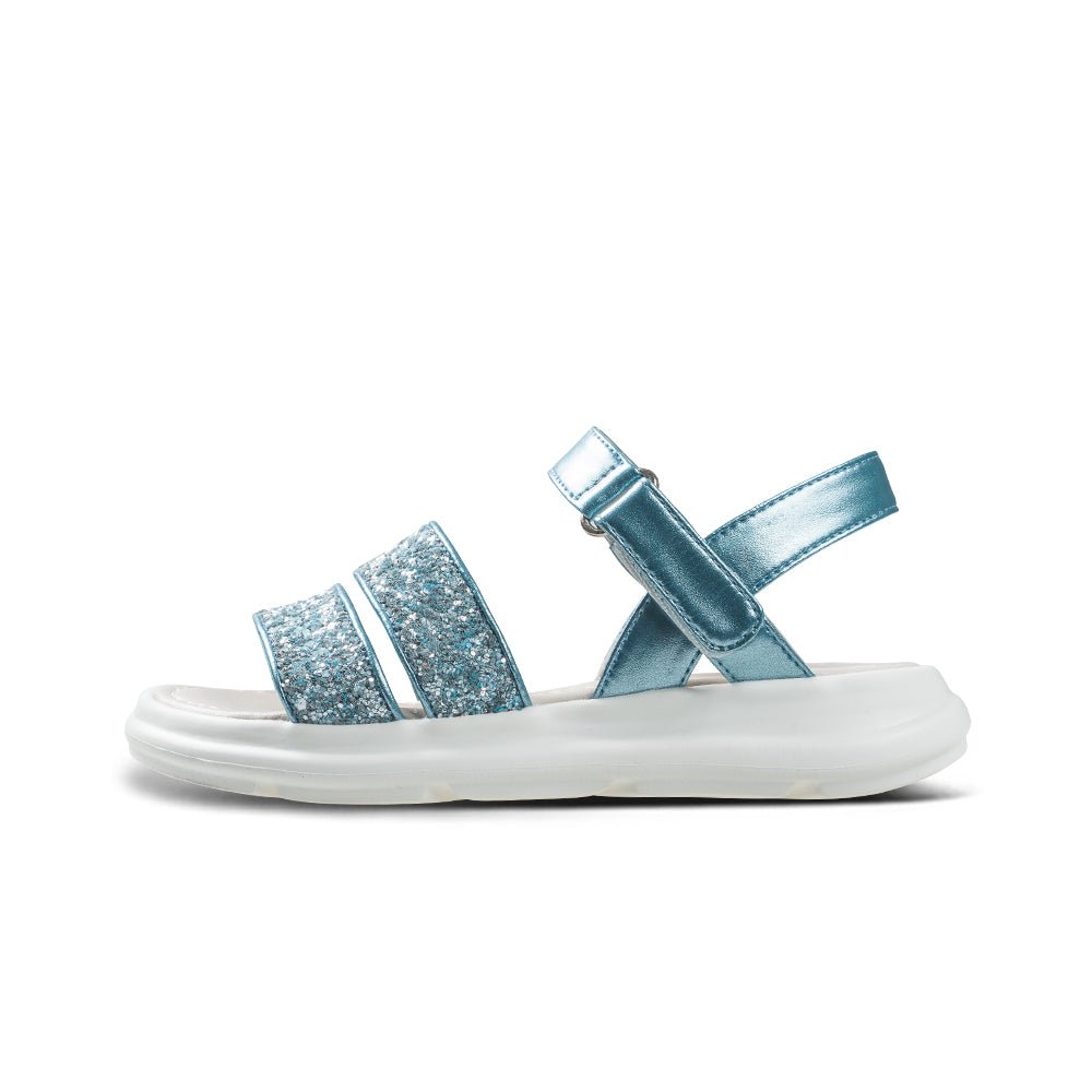 Ice Princess Metallic Blue Sandals - 0cm