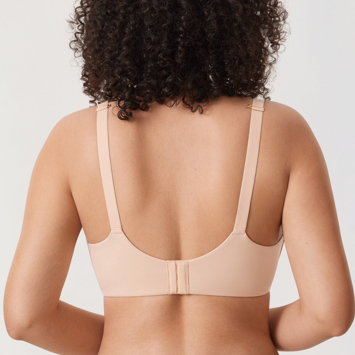 Inbarely Plus Front Closure Racerback Full Coverage Unlined Underwire Bra