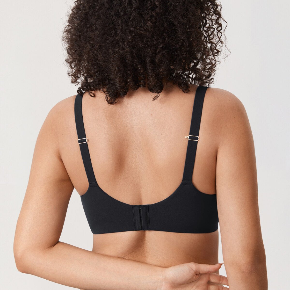 Inbarely Plus Front Closure Racerback Full Coverage Unlined Underwire Bra
