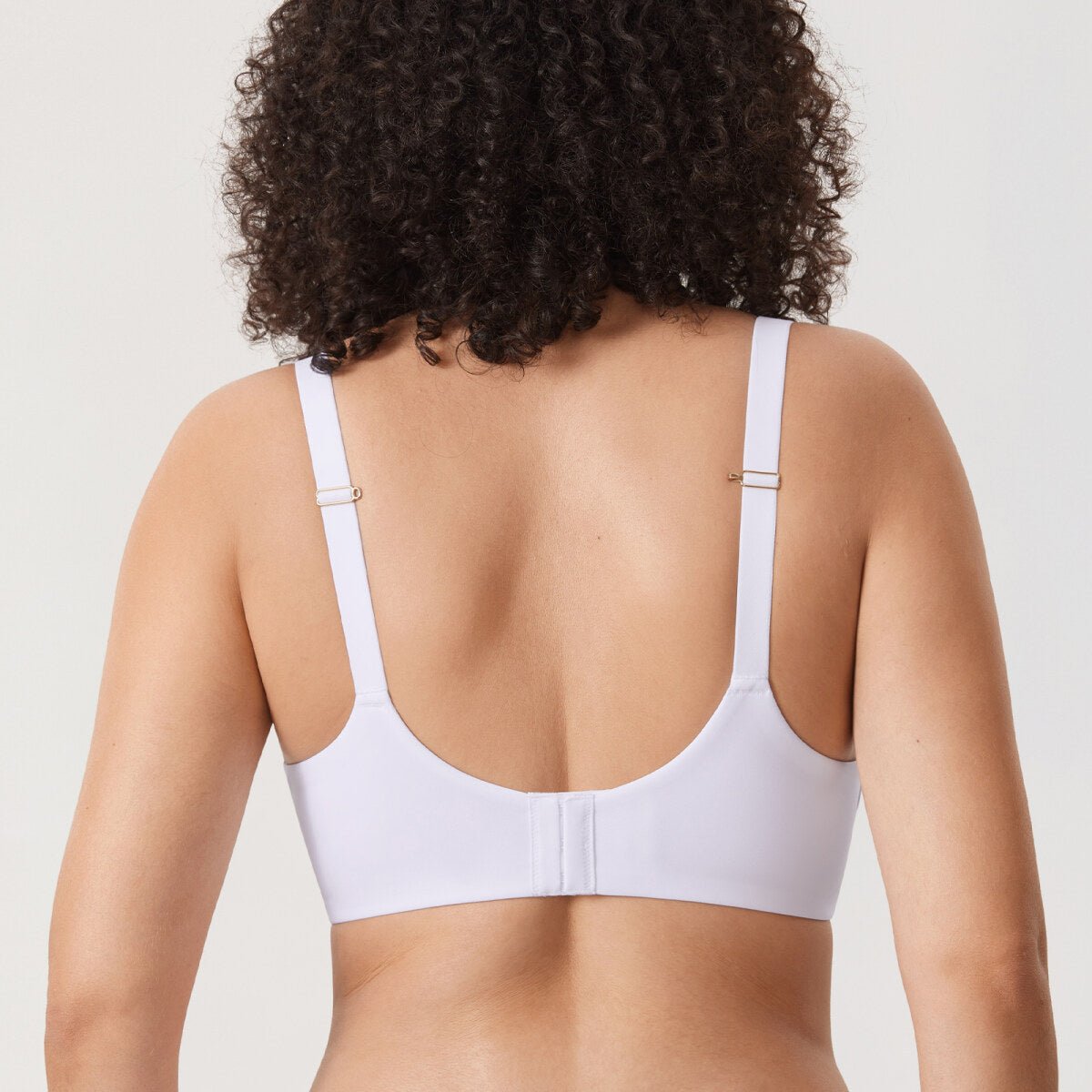 Inbarely Plus Front Closure Racerback Full Coverage Unlined Underwire Bra