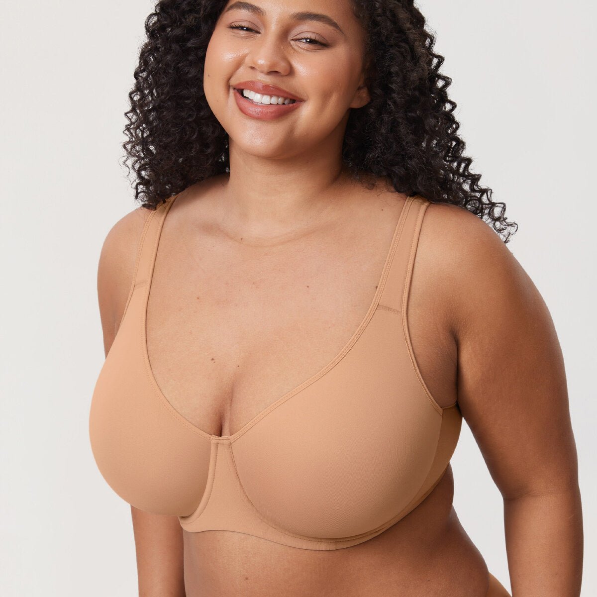 Inbarely Plus Seamless Full Coverage Underwire Bra