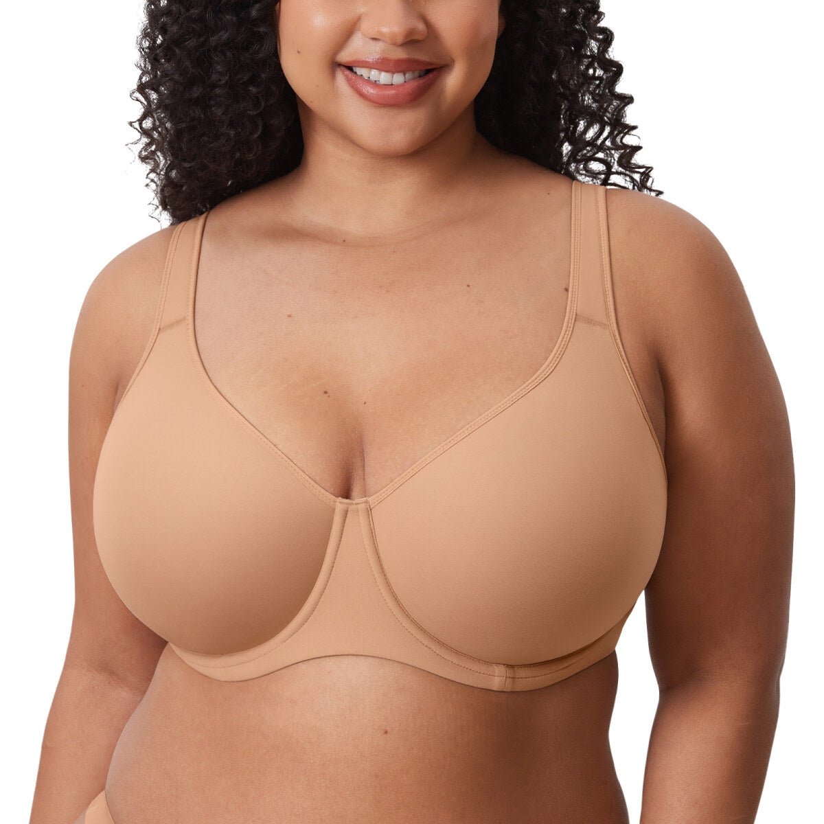 Inbarely Plus Seamless Full Coverage Underwire Bra