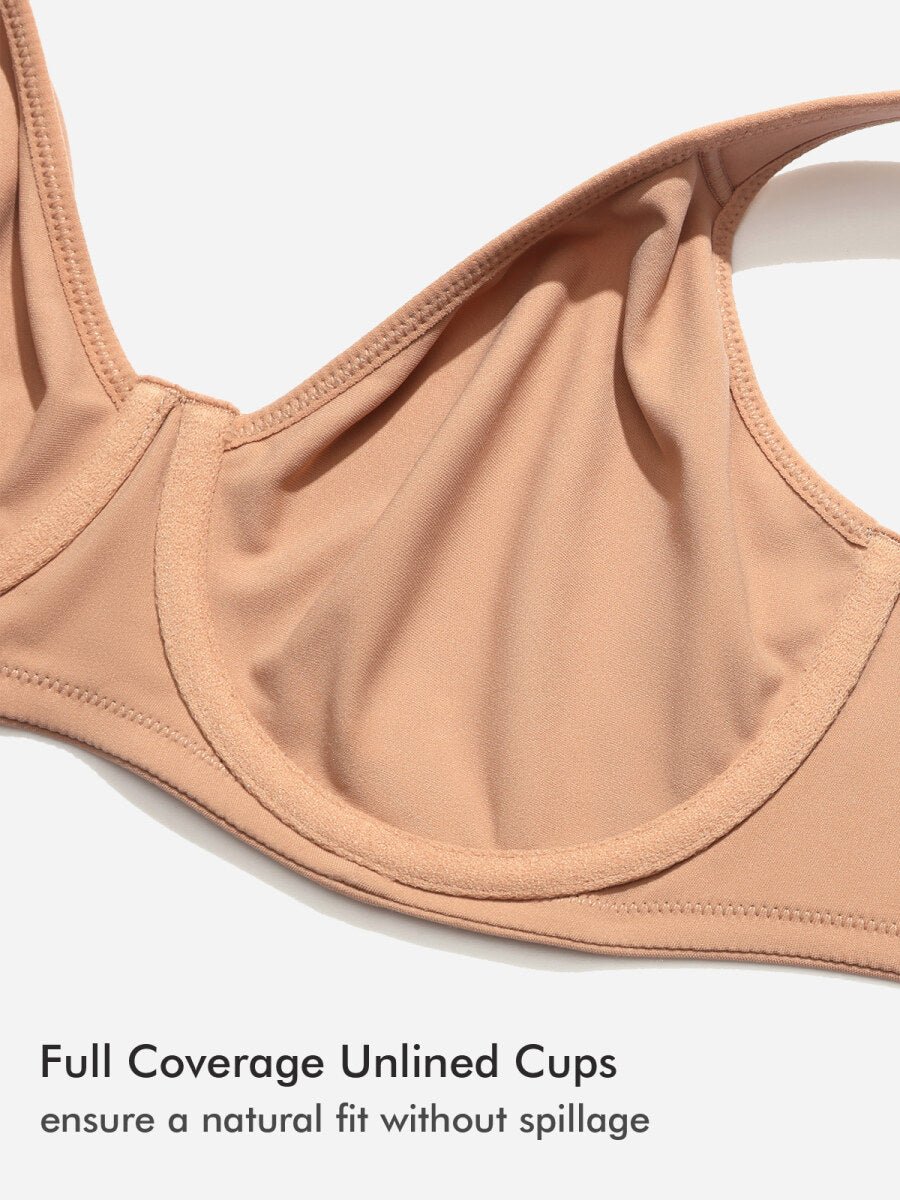 Inbarely Plus Seamless Full Coverage Underwire Bra
