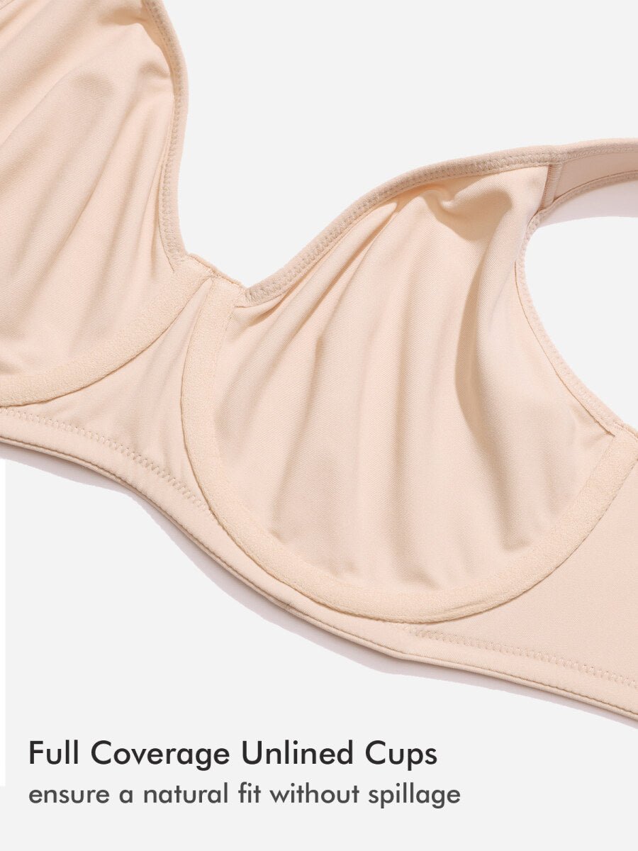 Inbarely Plus Seamless Full Coverage Underwire Bra