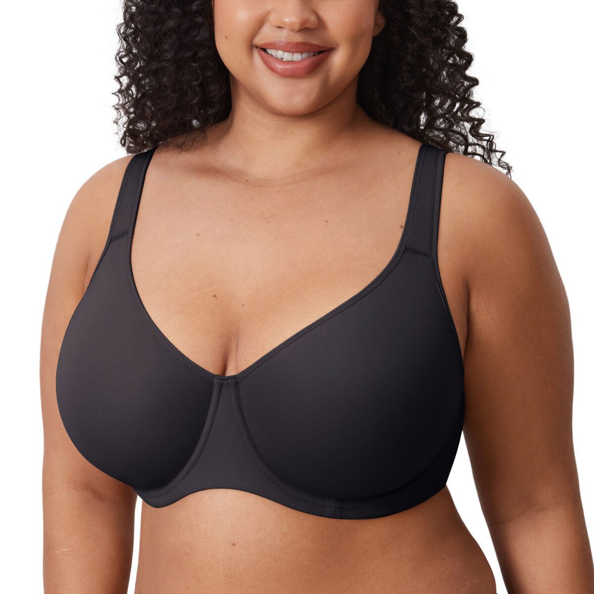 Inbarely Plus Seamless Full Coverage Underwire Bra