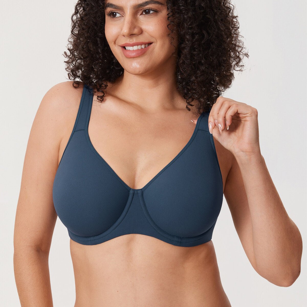 Inbarely Plus Seamless Full Coverage Underwire Bra