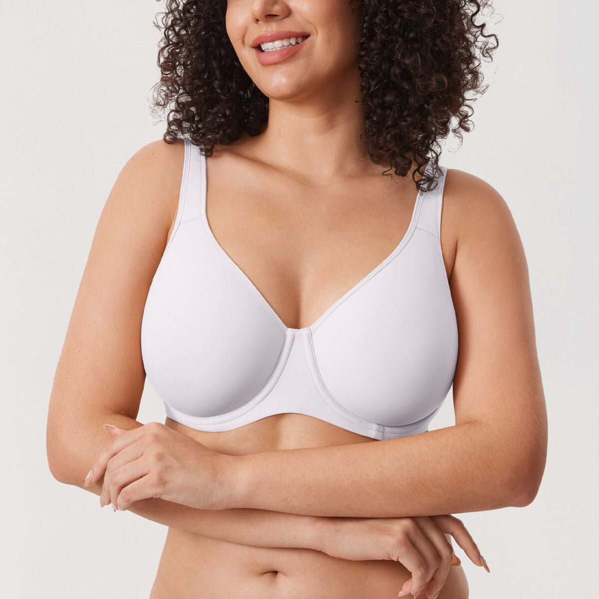 Inbarely Plus Seamless Full Coverage Underwire Bra