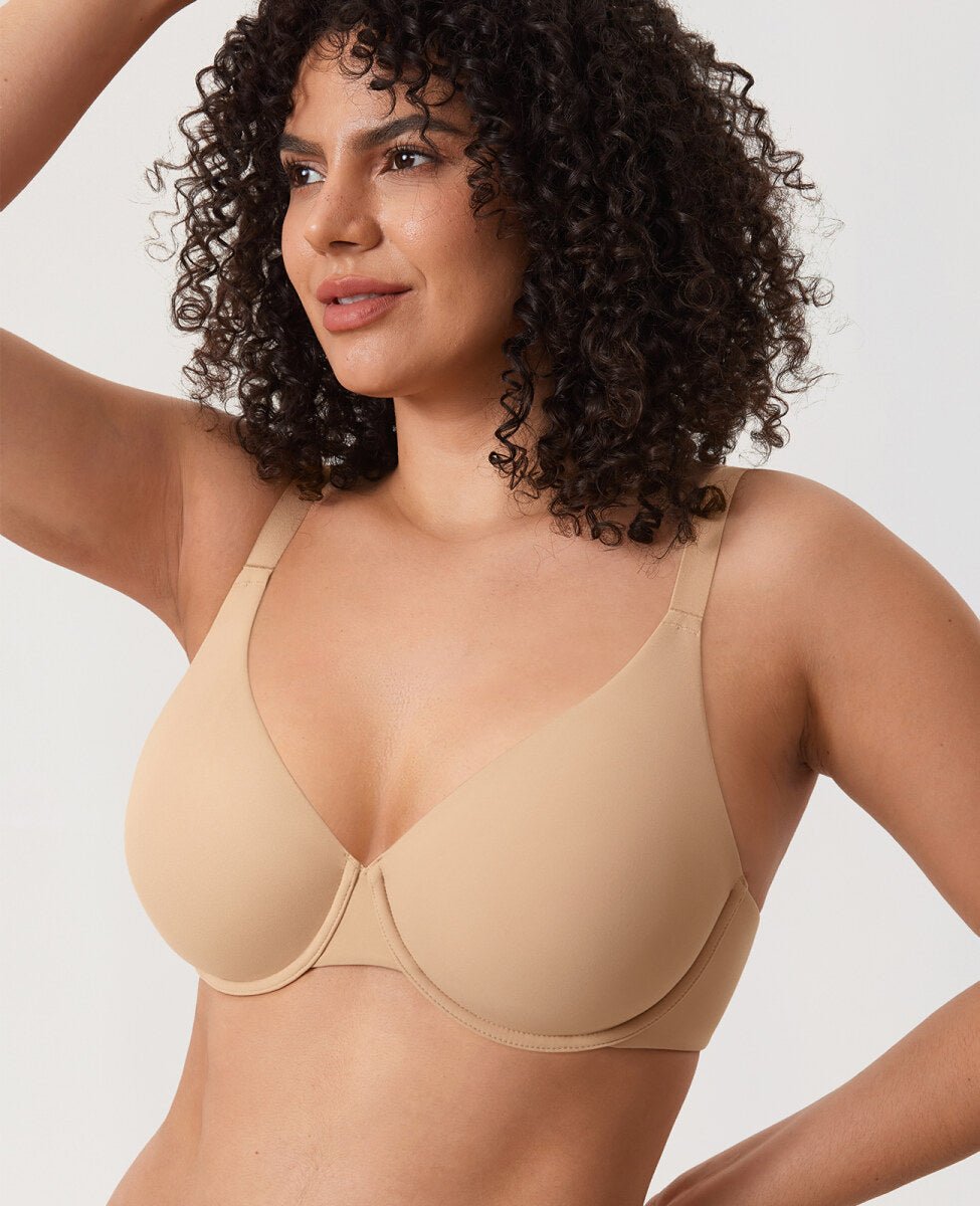 Inbarely Ultra - Soft Plunge Underwire Full Coverage Bra