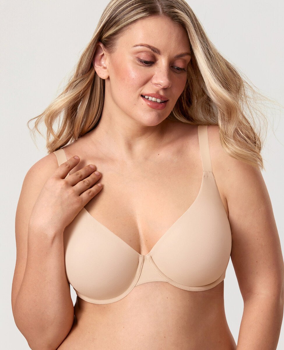 Inbarely Ultra - Soft Plunge Underwire Full Coverage Bra