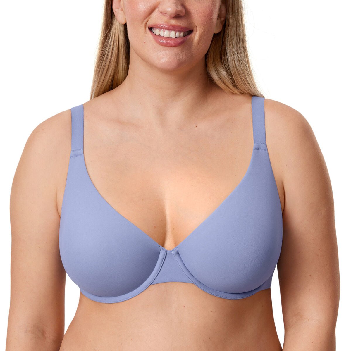 Inbarely Ultra - Soft Plunge Underwire Full Coverage Bra