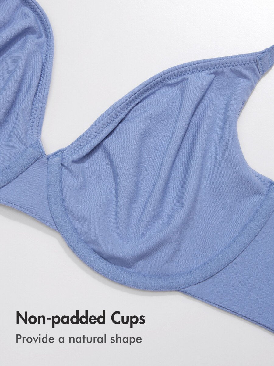 Inbarely Ultra - Soft Plunge Underwire Full Coverage Bra