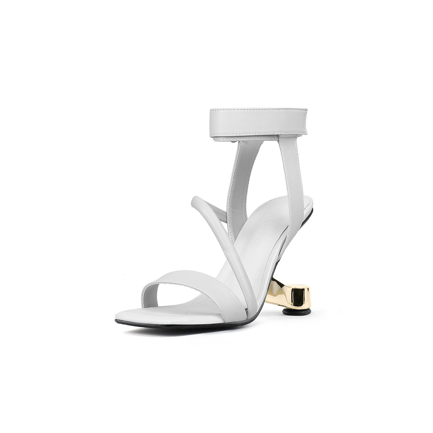 intertwined ankle strap sandals all ash 2