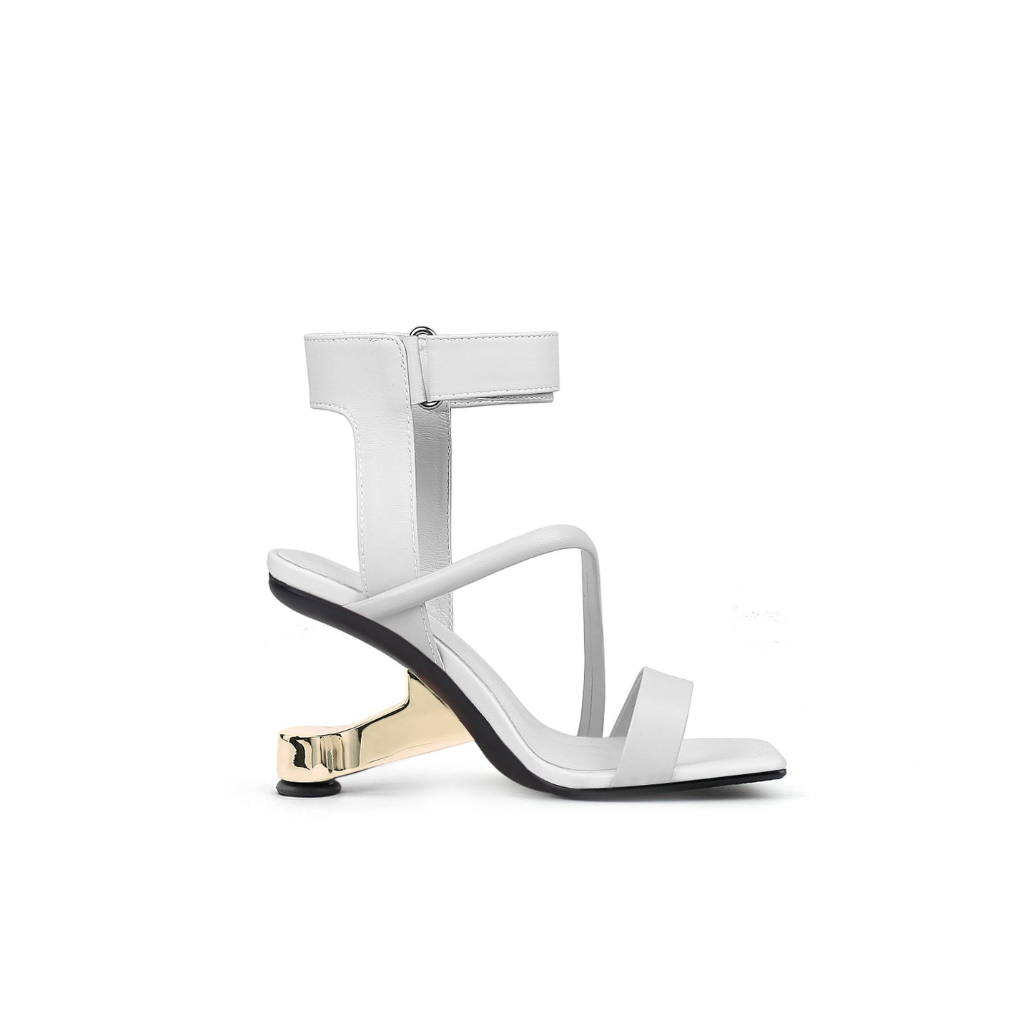 intertwined ankle strap sandals all ash 3