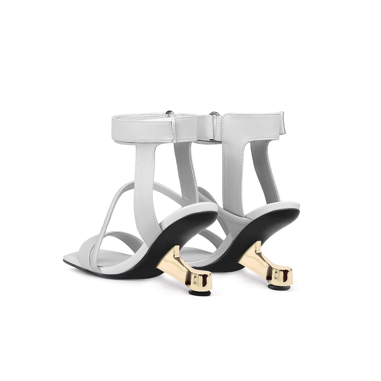 intertwined ankle strap sandals all ash 5