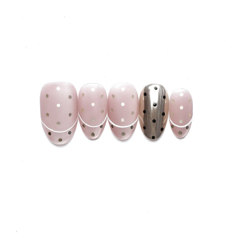 Island Diary Sheer Pink Press-On Nails