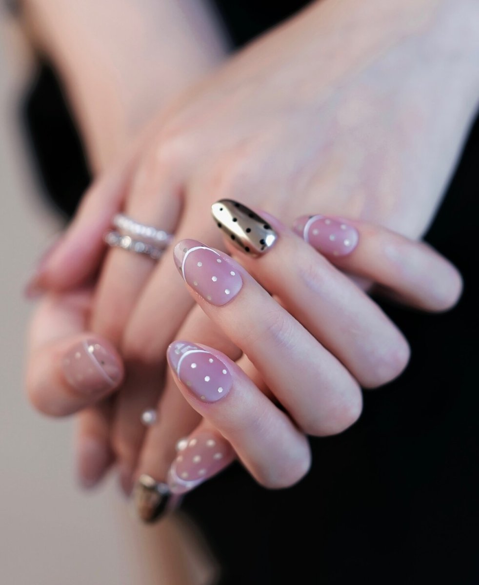 Island Diary Sheer Pink Press-On Nails